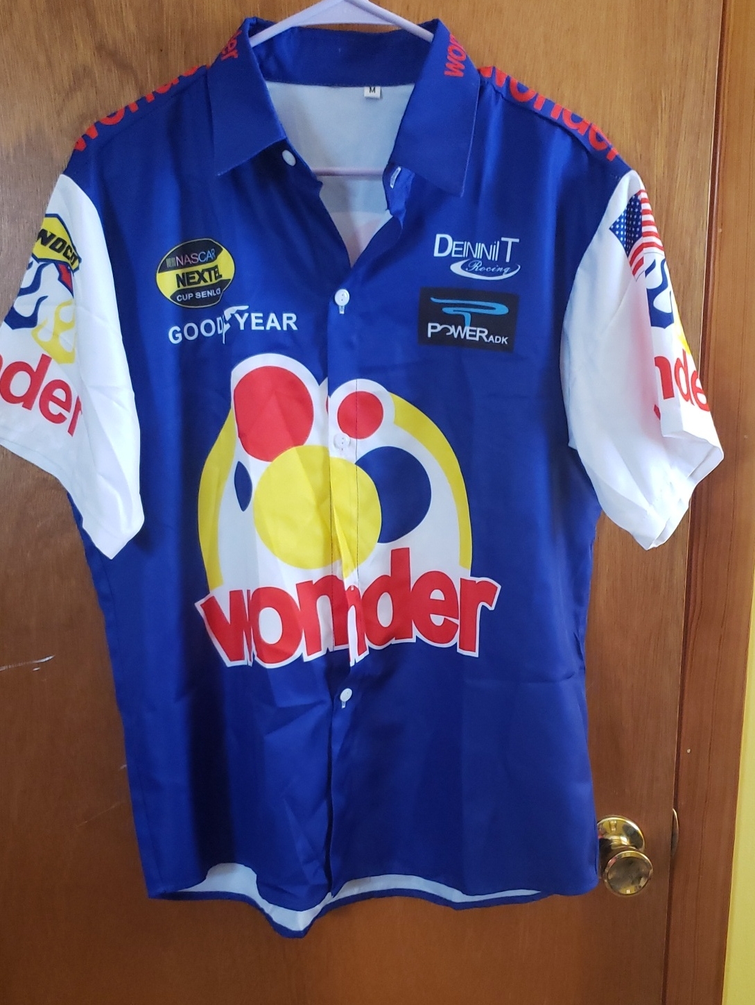 Nascar Ricky Bobby Shirt Talladega Nighrs Crew Racing Size M Mens